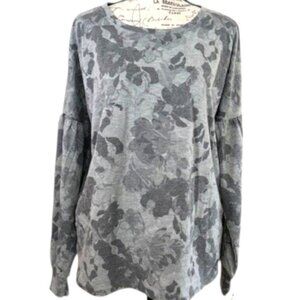 Ideology Floral Print Lightweight Sweatshirt